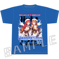 Happy light Live　Tシャツ　Ayumi.＆五條真由美 ver.