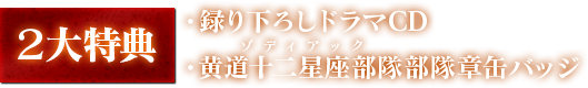 2大特典　録り下ろしドラマCD　黄道十二星座部隊(ゾディアック)部隊章缶バッジ